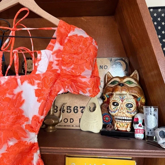 Sage & Paige - Aperol Mini Dress Orange - size xs - Picture 5 of 11